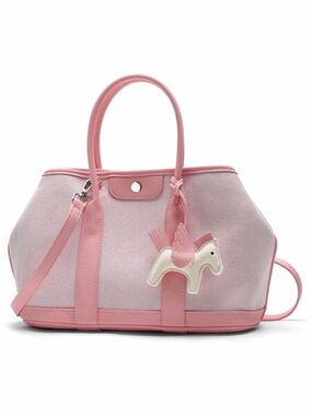 SUMMERTIME MUST! Mini Canvas Garden Party- Pink- Hermes Style